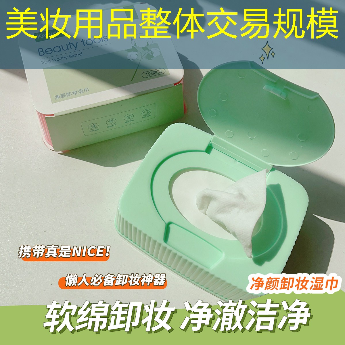 美妆用品整体交易规模